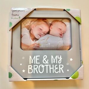 Tiny Ideas Sentiment Frame - Me & My Brother. New